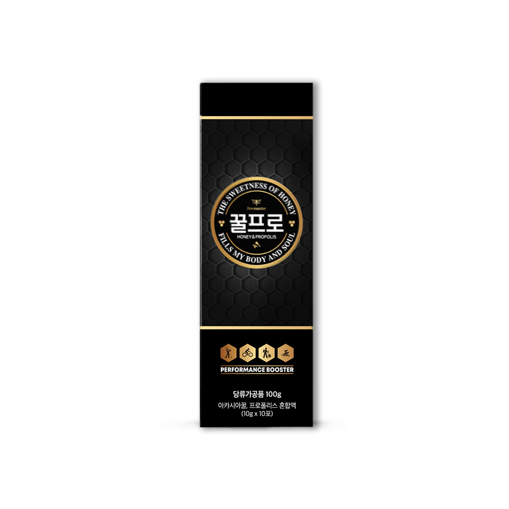 비마스터 꿀프로 프로폴리스 함유 천연 아카시아 꿀스틱 10g 10포 이미지 4