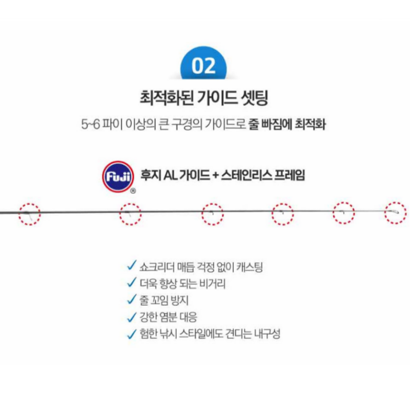 아부가르시아 솔티파이터 슈퍼 씨배스 농어 광어 우럭 서프루어 - 상세 이미지 5