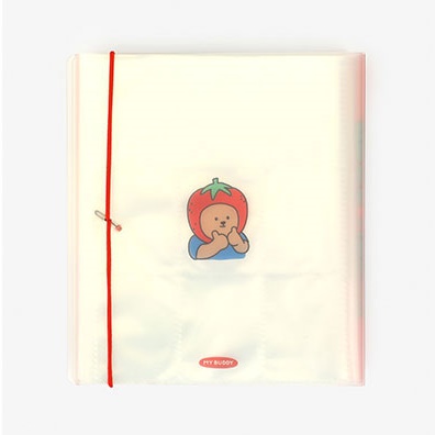 마이 버디 띠부씰 앨범 띠부실 북 씰스티커 보관 보관함 스티커북 Strawberry 이미지 8