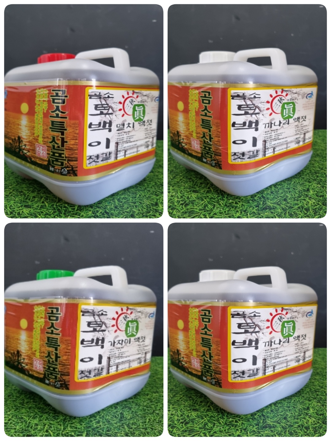 토백이 곰소액젓 멸치/까나리/갈치/가자미 5키로(4리터)모음 - 메인 이미지