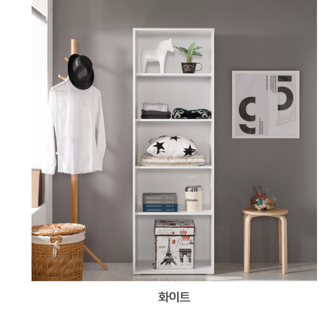 화이트 장식장 키높이 장식장 인테리어 트로피 상패 가방 거실 진열장