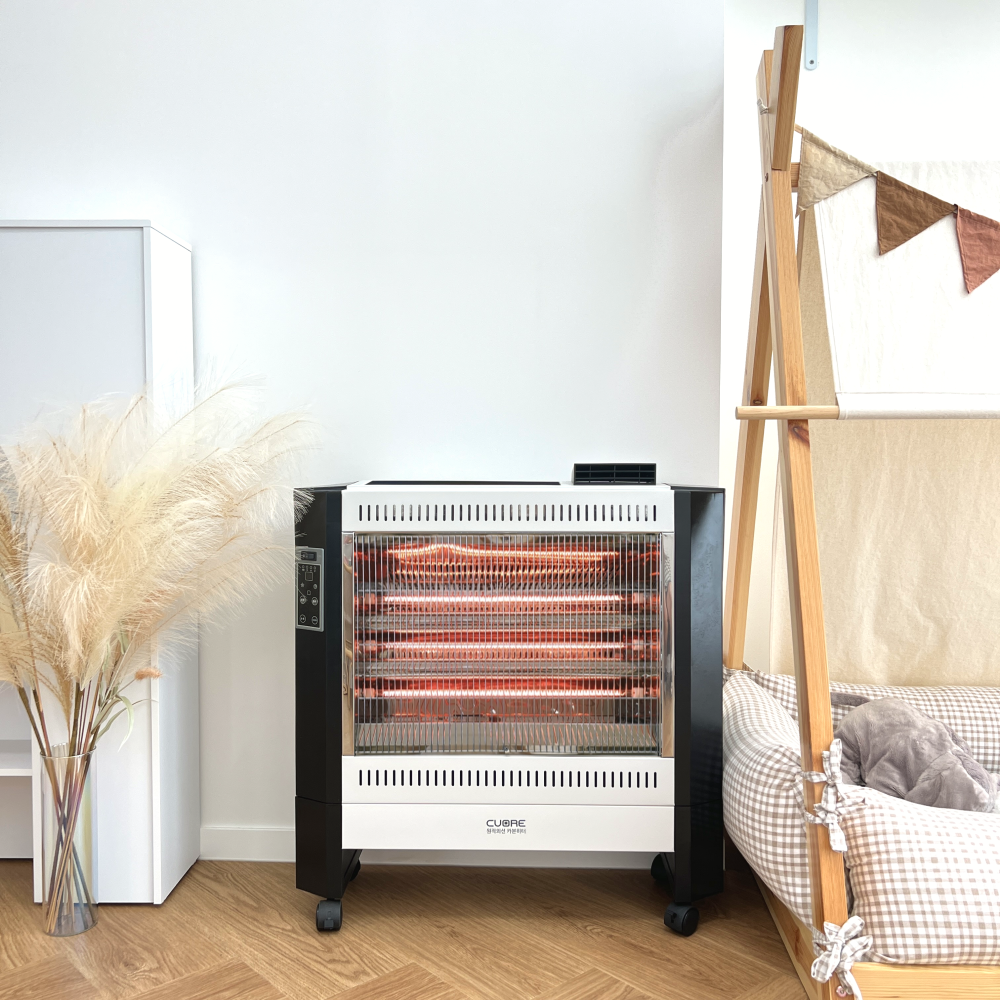 원적외선 전기 히터 카본 대형 난로 까르페 사무실 온열기 발 난방 기구 스토브 업소용
