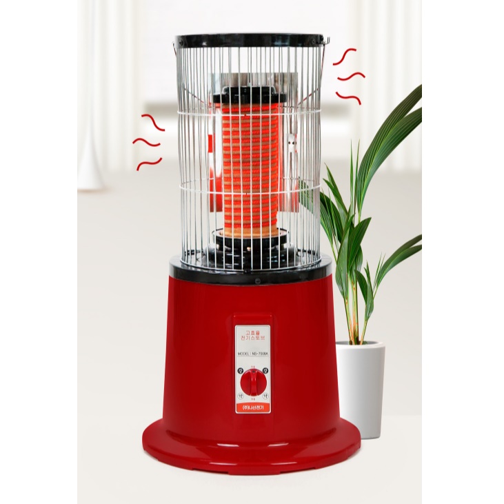 군 황토 난로 사무실 난로 업소용 전기 난로 