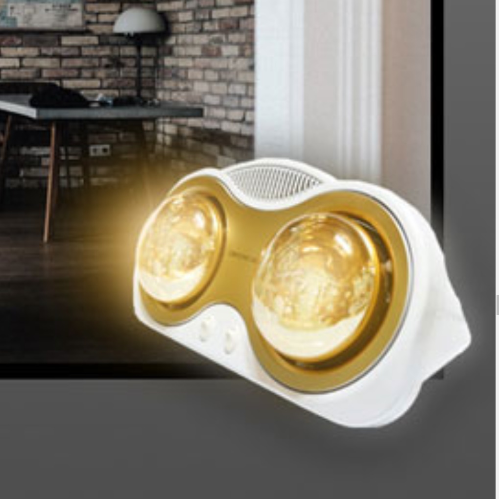 욕실 온열등 욕실용히터 화장실온열기 목욕탕히터 2구