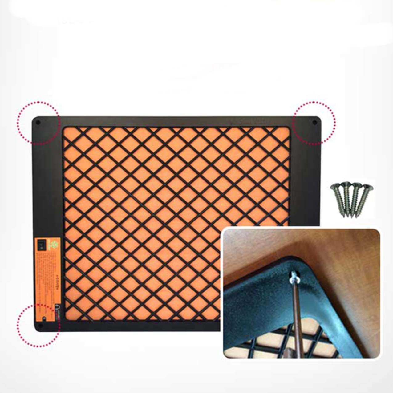 책상밑히터 붙이는히터 부착형 난로 사무실다리난로 