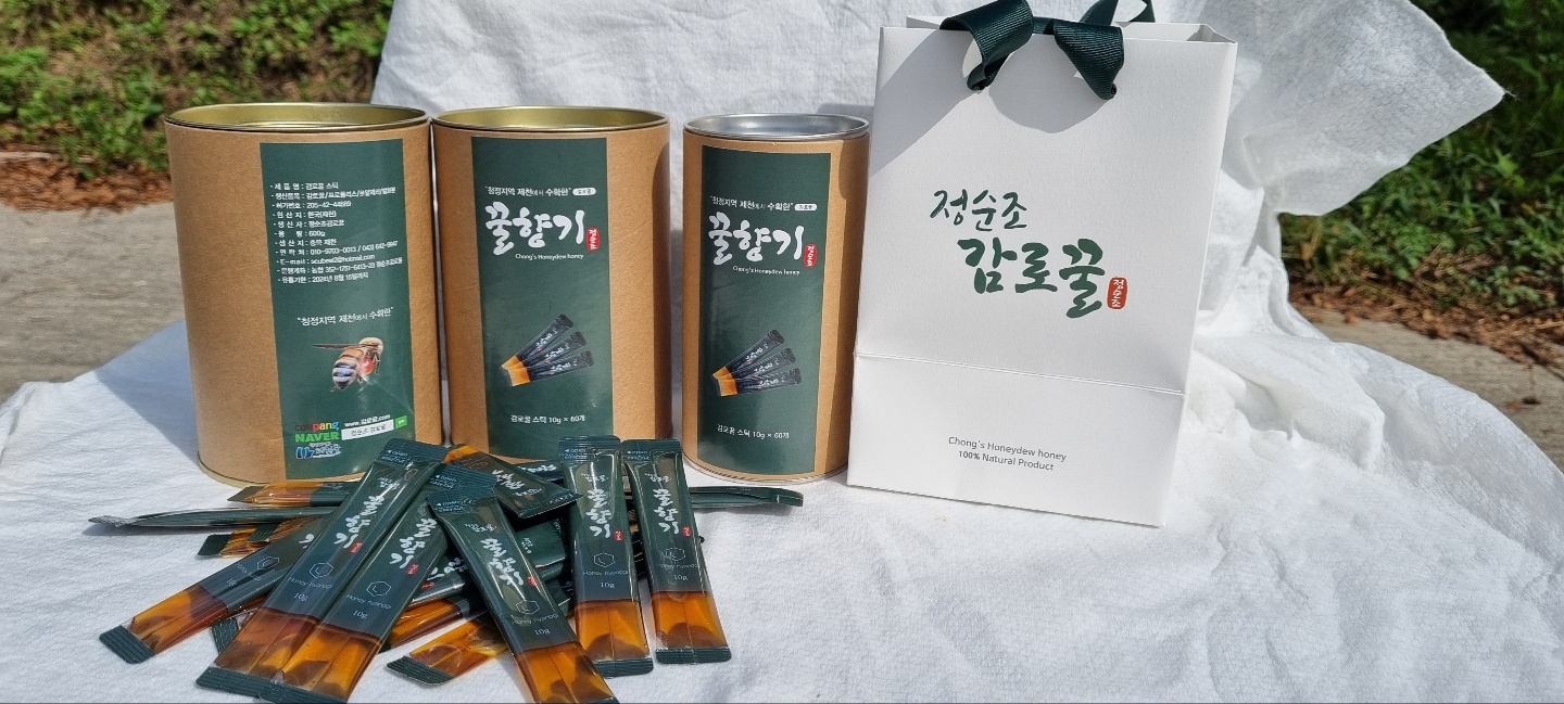정순조 국내산 자연 프리미엄 천연 토종 감로꿀스틱 60포, 1개 - 상세 이미지 3