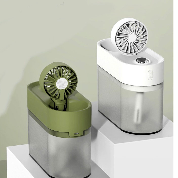 책상용가습기 선풍기 가습기 아이방 사무실용 자취방 원룸 가습기