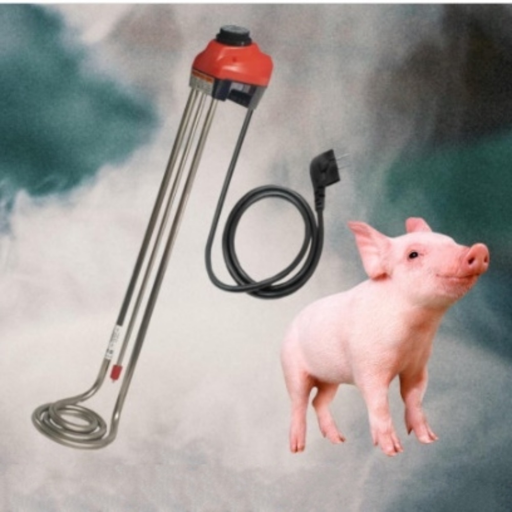 물데우는 전기 히터봉 돼지꼬리 온수 데우기 3K 500mm