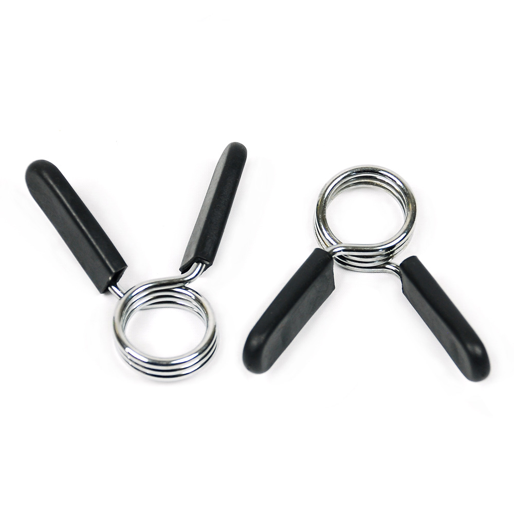 핫템 역기봉 스프링 마구리 25mm 락조 바벨 원판 고정 조임쇠 2개 1세트 - 상품 이미지