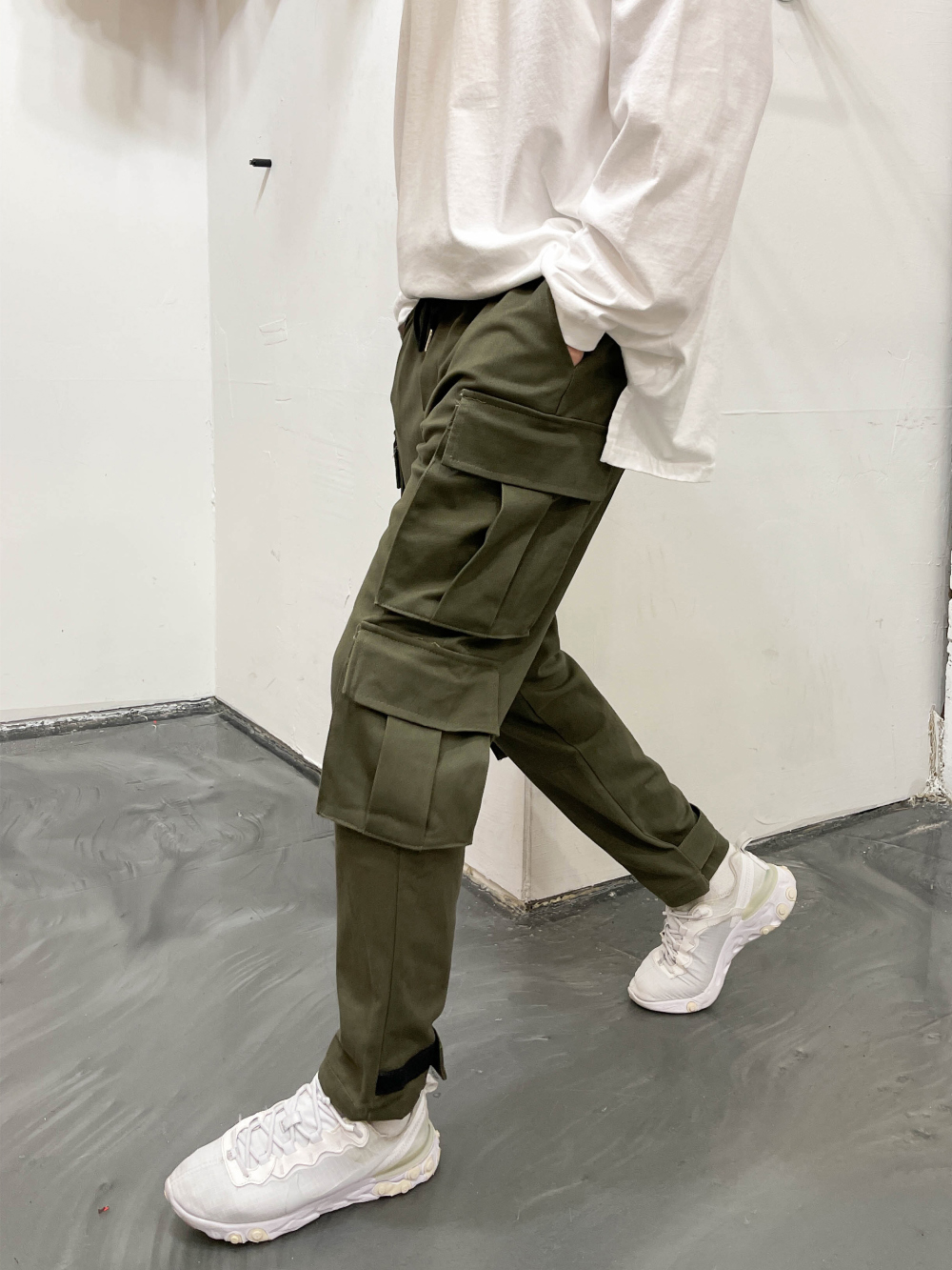 구르카 카고 조거팬츠 벨크로 조커팬츠 빅사이즈 - 상세 이미지 3