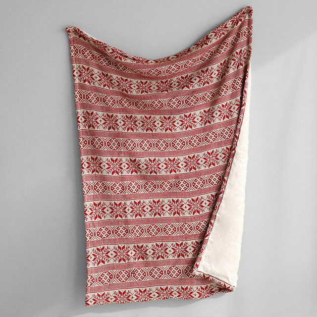 YANTAN 담요 레드패턴 2346.7113, 1800mmx1300mm