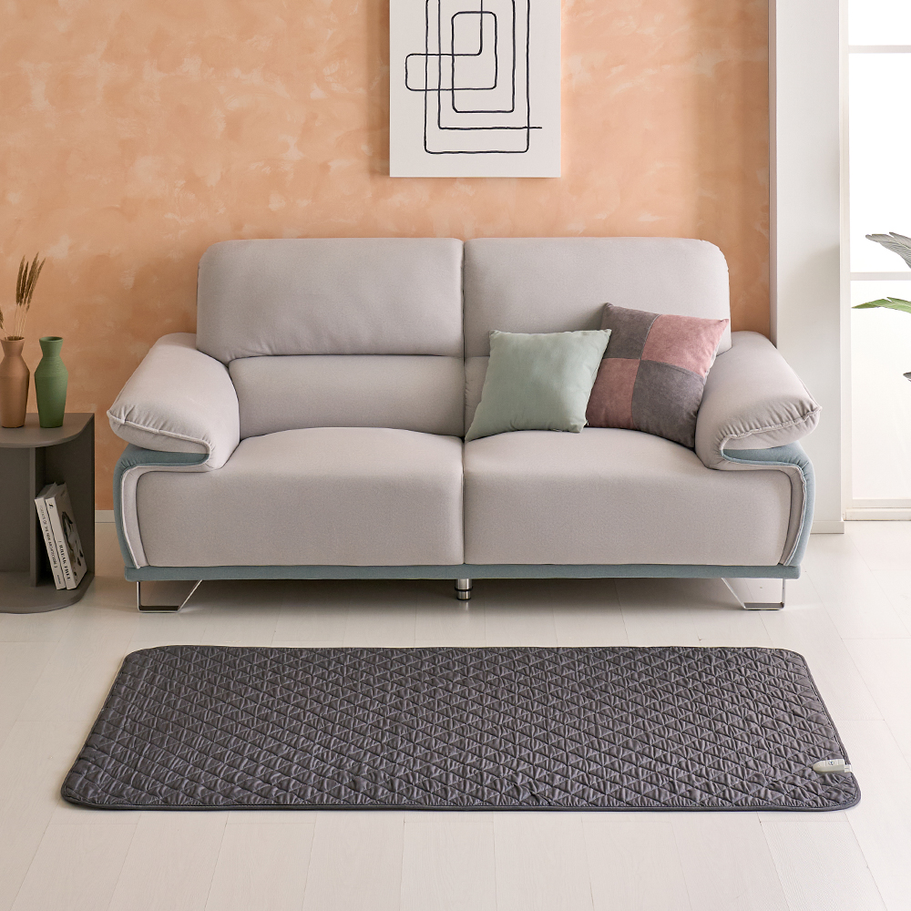 곰표한일 탄소매트 EMF 카본 전자파없는 전기요 캠핑 심플블랙그레이 미니싱글