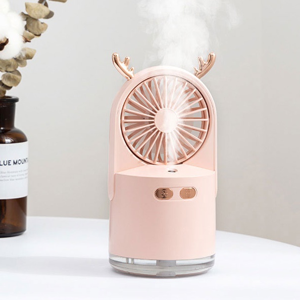 작은가습기 책상용가습기 침실 개인용 원룸 자취방 선풍기가습기