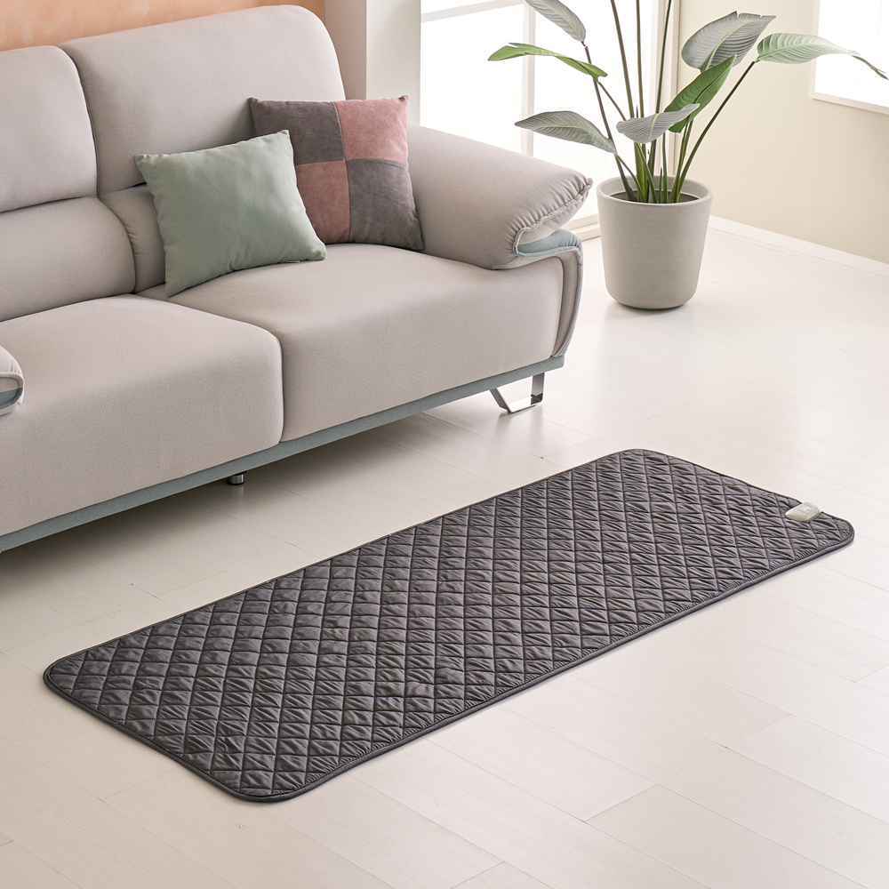 곰표한일 탄소매트 EMF 카본 전자파없는 전기요 캠핑 심플블랙그레이 미니싱글