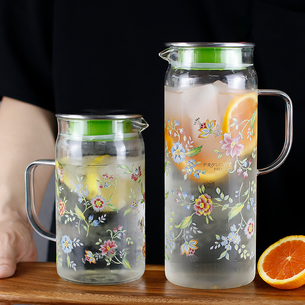 에지리 프로방스 내열 유리 물병 900ml, 1개 - 상품 이미지