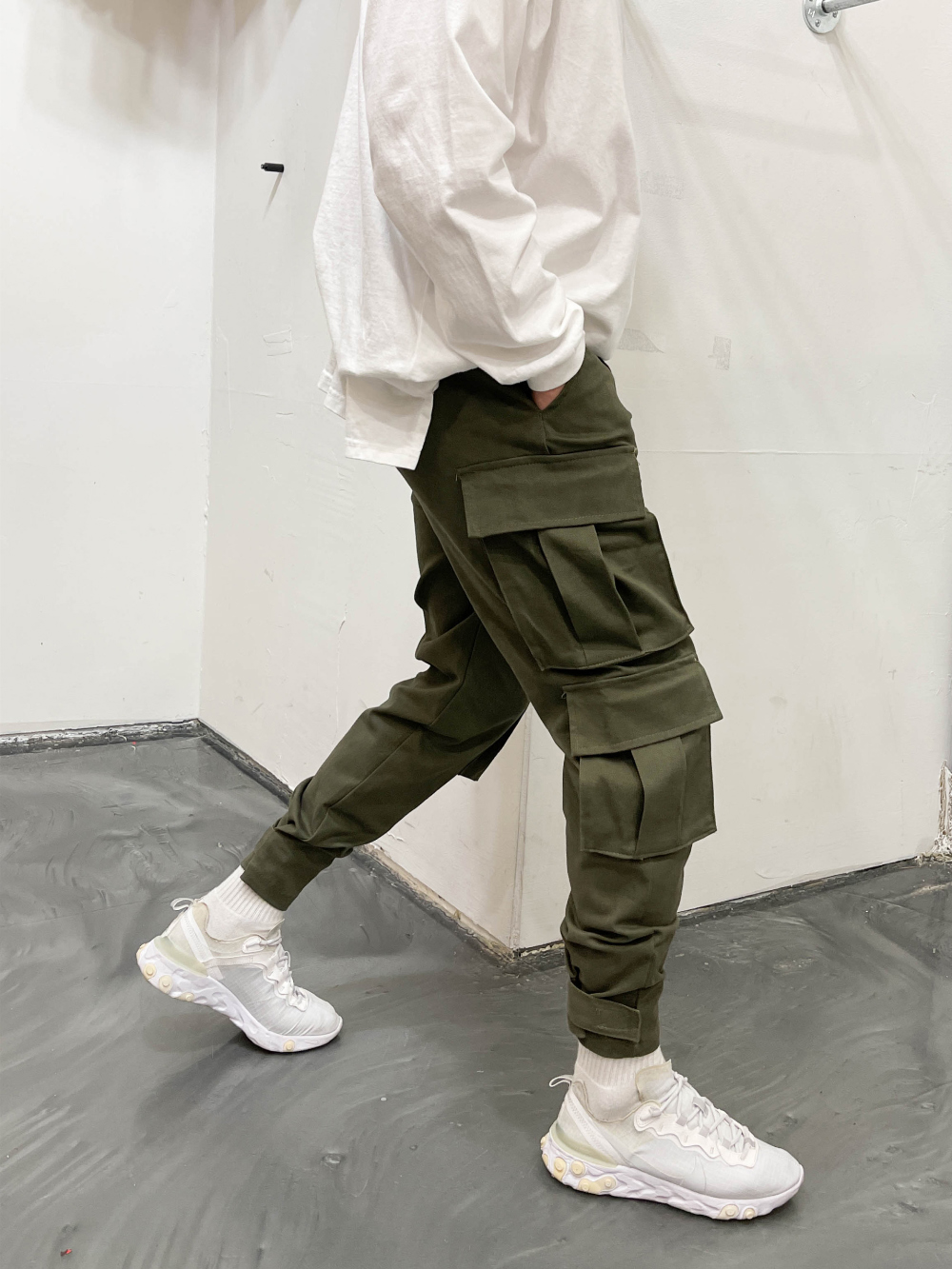 구르카 카고 조거팬츠 벨크로 조커팬츠 빅사이즈 - 상세 이미지 2