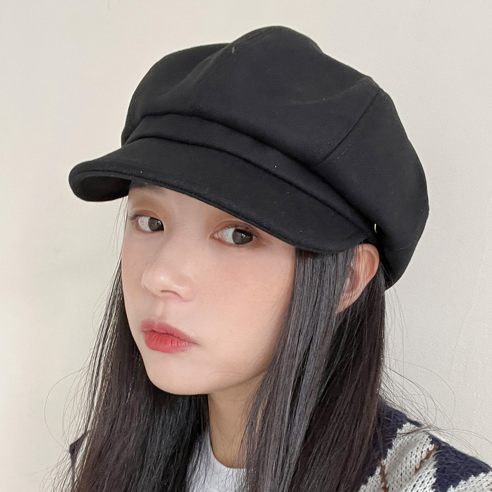 소프트 금장 브레드 팔각모자 여성 헌팅캡 이미지 7