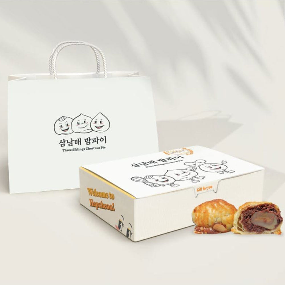 합천 삼남매밤파이 호두파이 밤파이 6개입 결혼식답례품 어린이집 선물세트 - 상세 이미지 5
