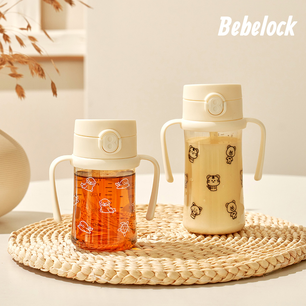 1+1 베베락 아이와 PPSU 원터치 추&빨대컵 210ml / 물샘+역류 방지 간편세척 국산