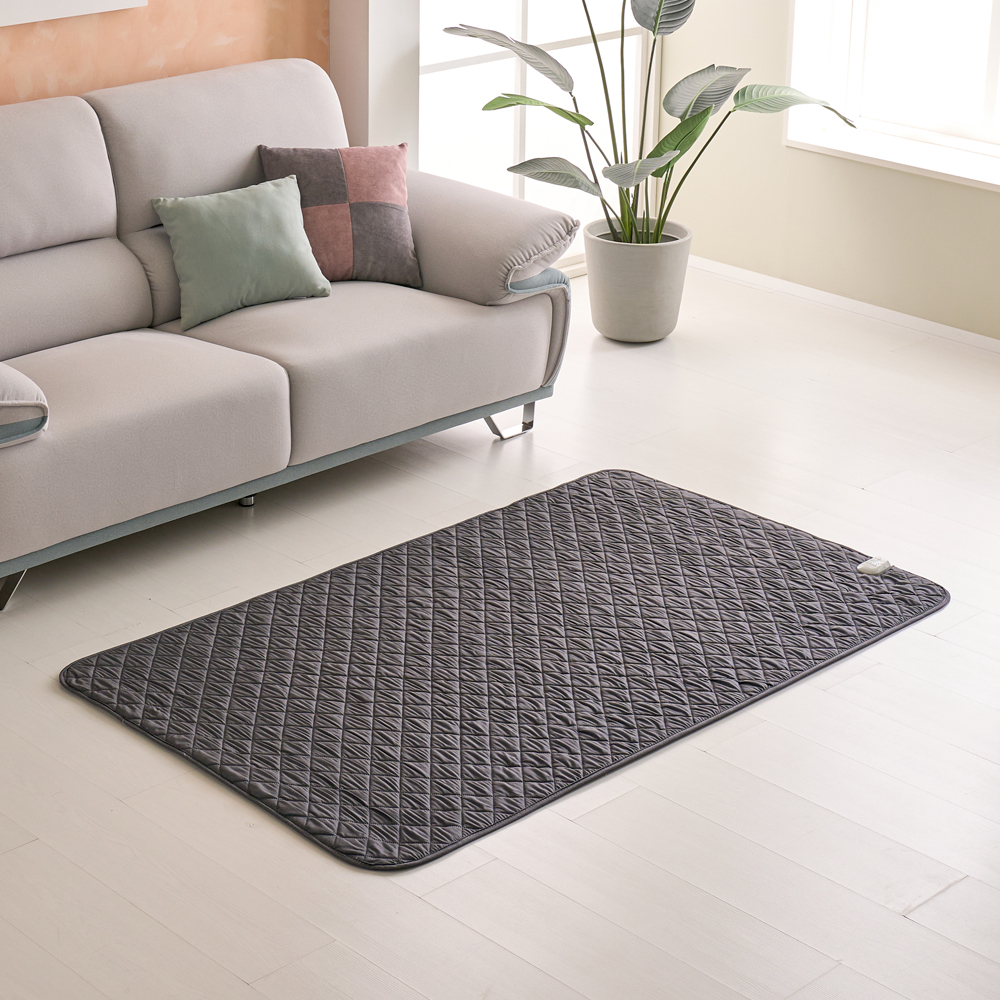 곰표한일 탄소매트 EMF 카본 전자파없는 전기요 캠핑 심플블랙그레이 미니싱글