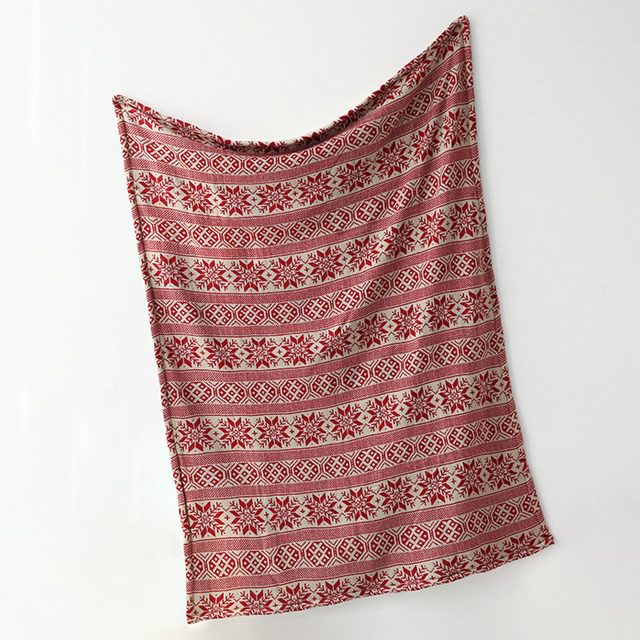 TANOY 담요 130x180 레드패턴 6476.9680, 180x130cm