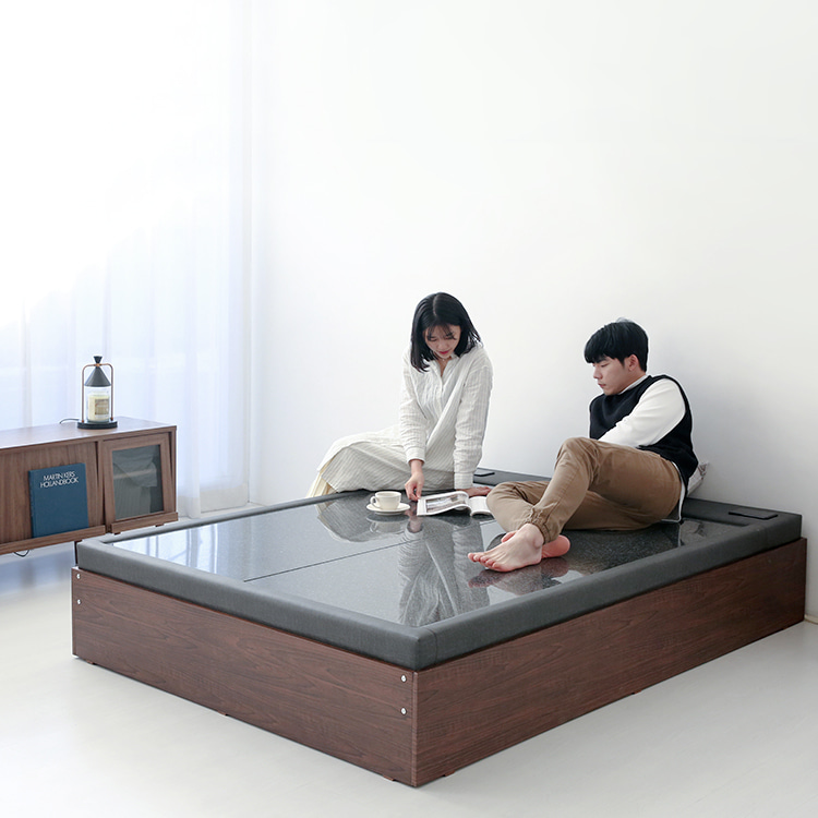 ONDOR 돌침대 보료 게르마늄 퀸 153203 [보료+퀸침대프레임1011Q]