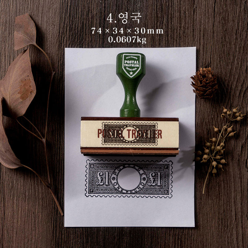 여행자 우표 스탬프 다이어리 꾸미기 도장 - 상세 이미지 5