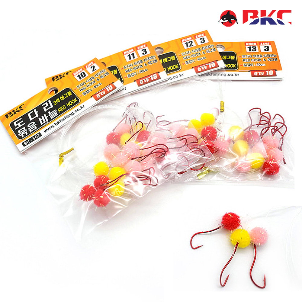 도다리채비 도다리 낚시 바늘 묶음바늘 BK-507 - 상세 이미지 2