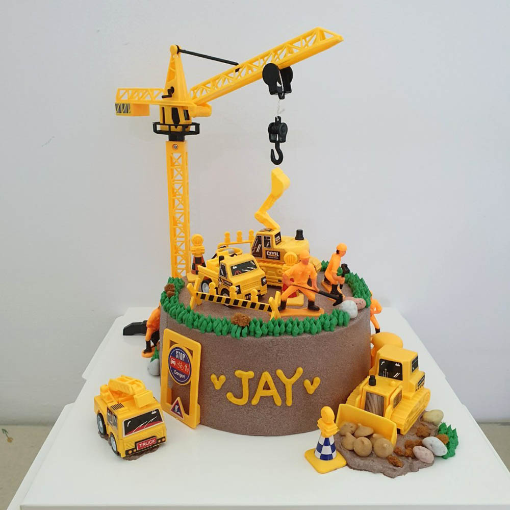 중장비 케이크 데코 케이크장식 꾸미기 남자아이 유치원 생일