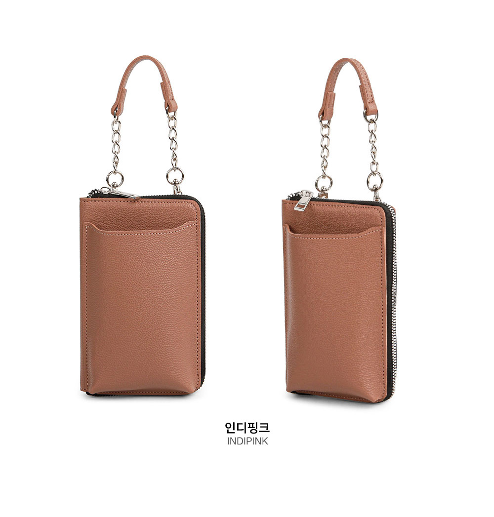 미니 슬림 크로스백 여자 핸드폰 모바일 가방 미니멀 캐주얼 핸드백 큐티 작은 가방 - 상세 이미지 5