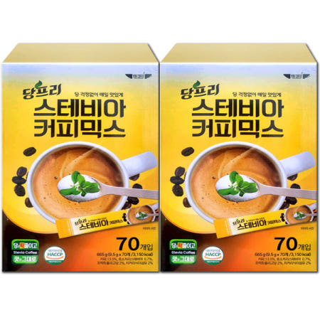 이레에프에스 당프리 제로슈가 스테비아 커피믹스 70Tx2개