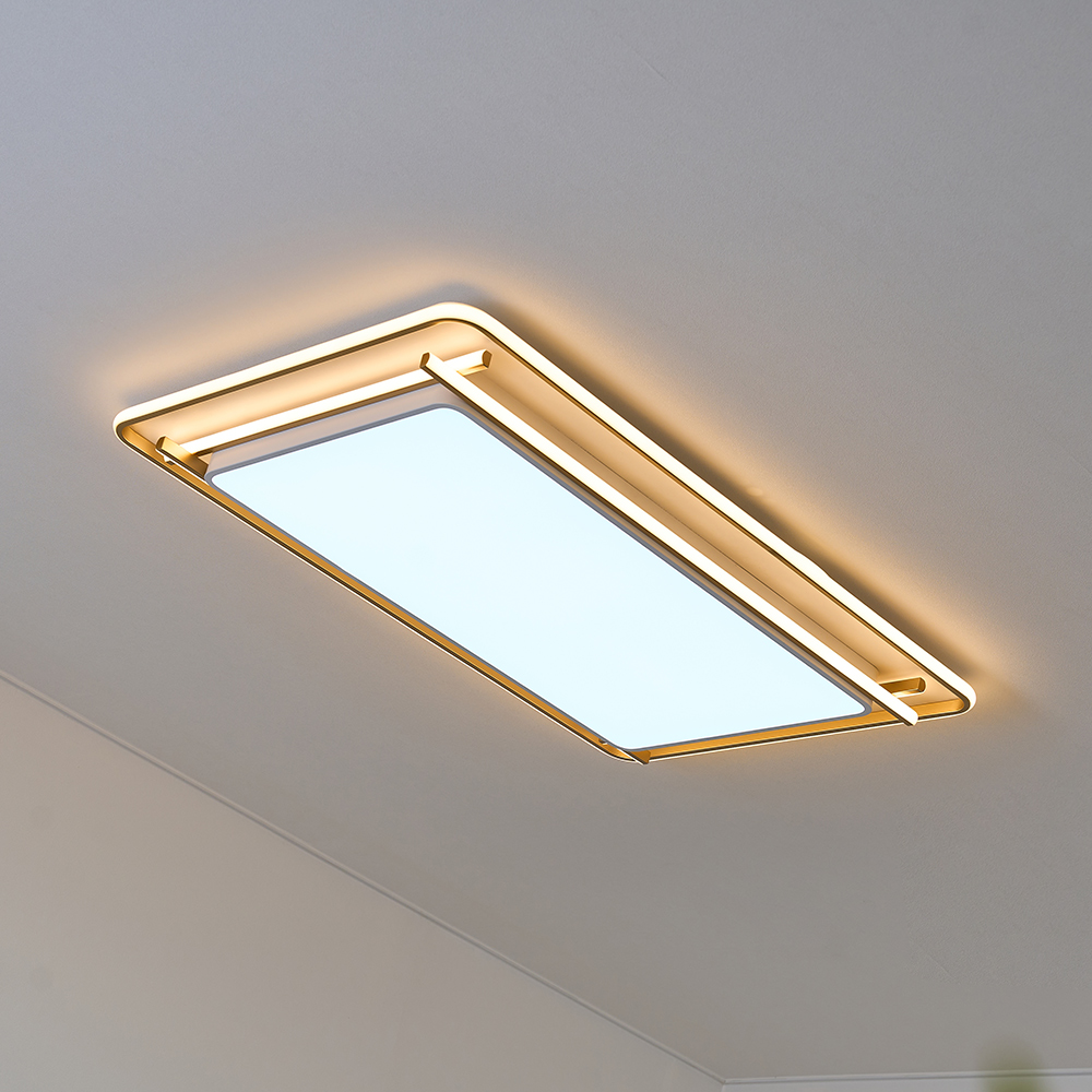 LED등 LED거실등 조명 라운 스퀘어 200W 플리커프리 전등 - 상세 이미지 4