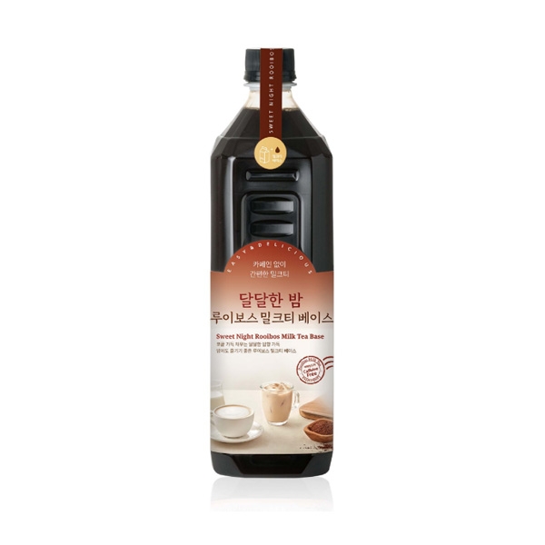 룩아워티 달달한 밤 루이보스 밀크티베이스 1200g 1박스 12개 : MEGACOFFEE