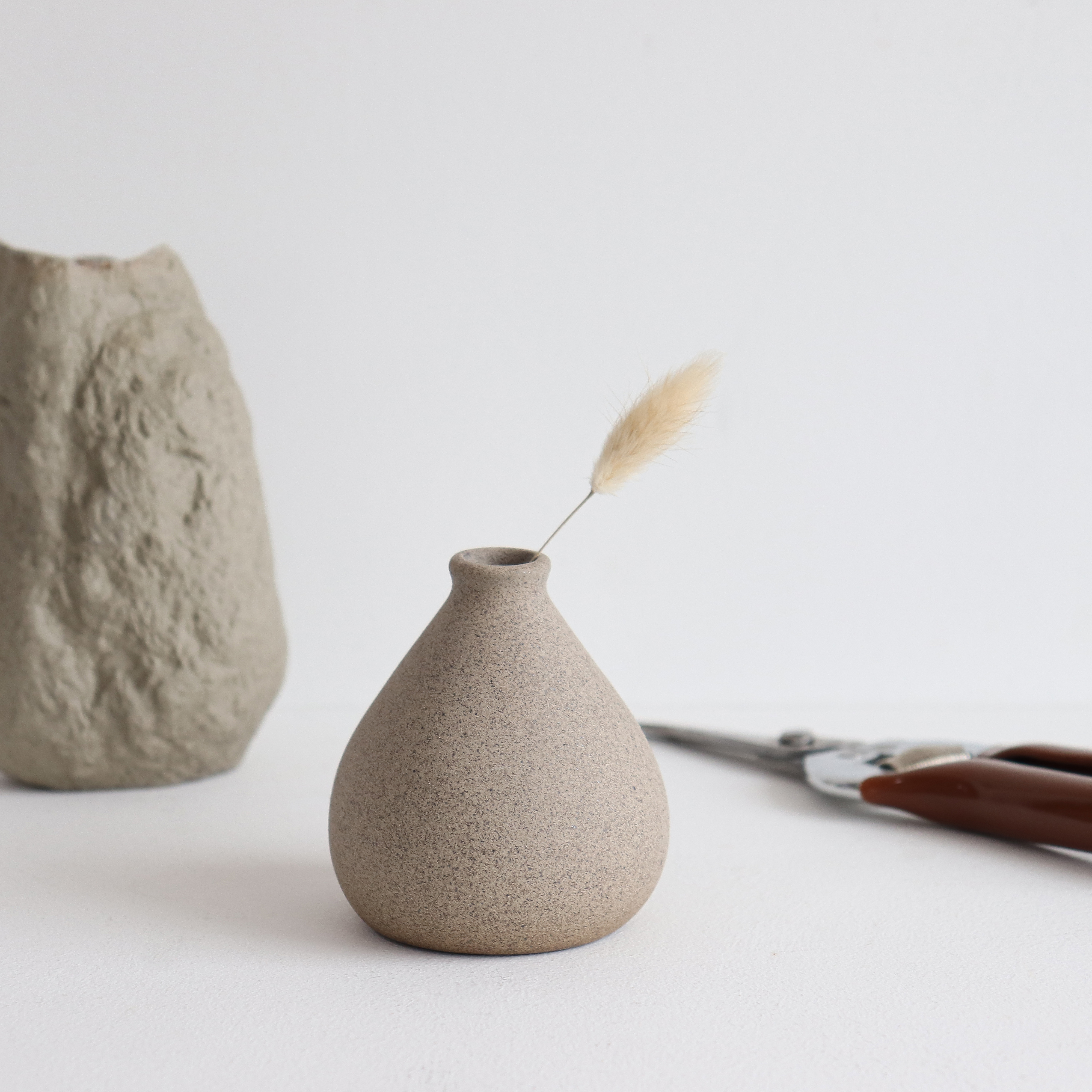 [선물포장] 미니 도자기 3type 화병 오브제 꽃병 3종 쇼핑백세트 이미지 7