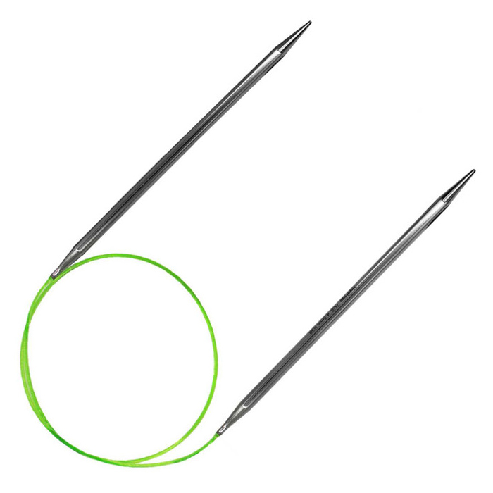 히야히야 뜨개질바늘 스틸 일체형 대바늘 60cm - 상품 이미지