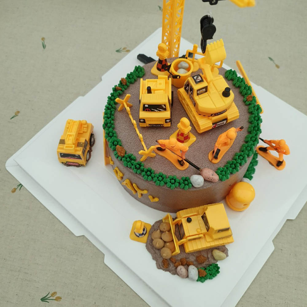 중장비 케이크 데코 케이크장식 꾸미기 남자아이 유치원 생일
