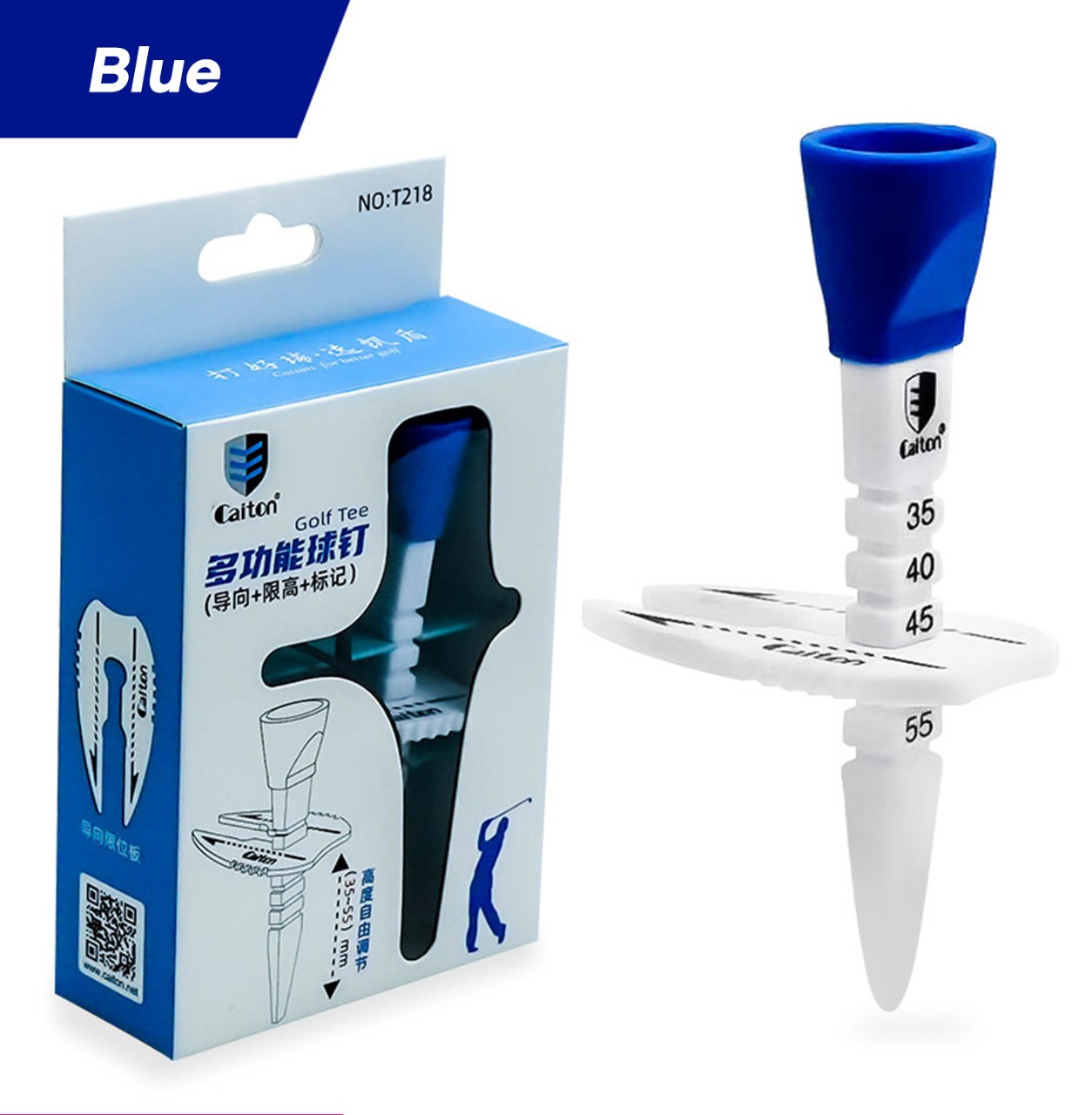 컨트롤 골프티 꽂이 드라이버 롱티샷 골프핀 이미지 3