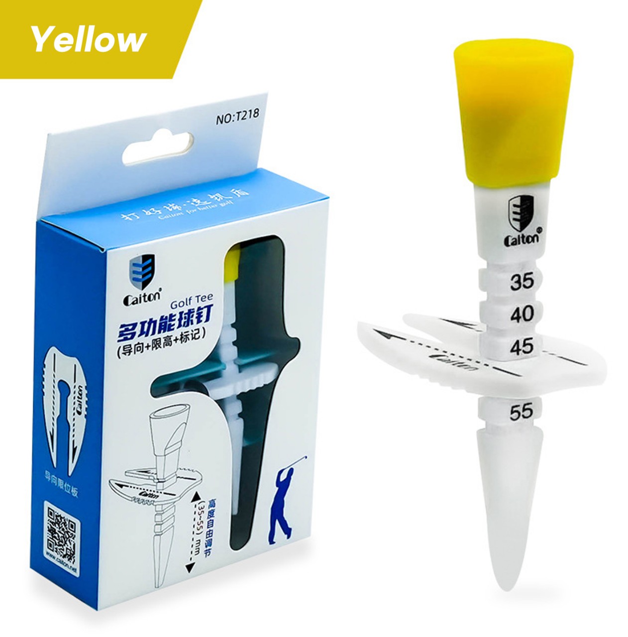 컨트롤 골프티 꽂이 드라이버 롱티샷 골프핀 이미지 4