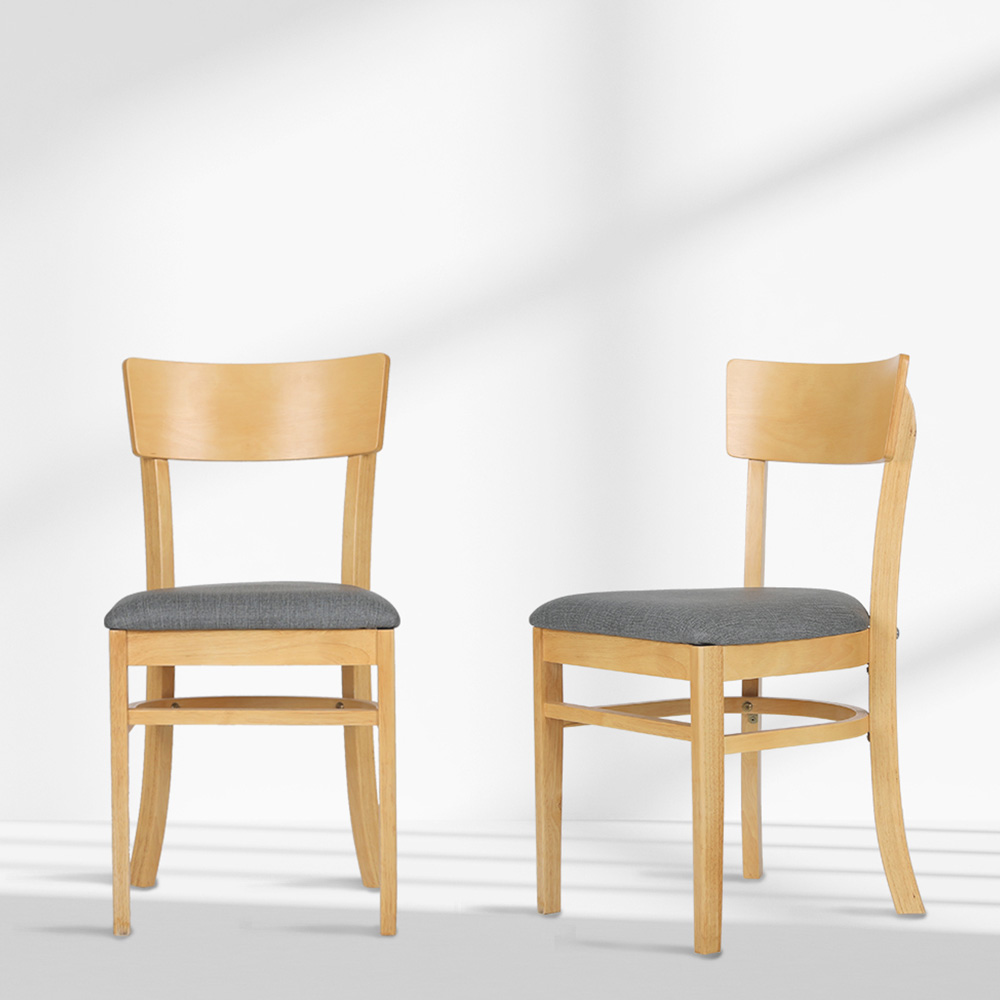 린백 LB21K 카페 인테리어 원목 식탁의자 2개입 구성