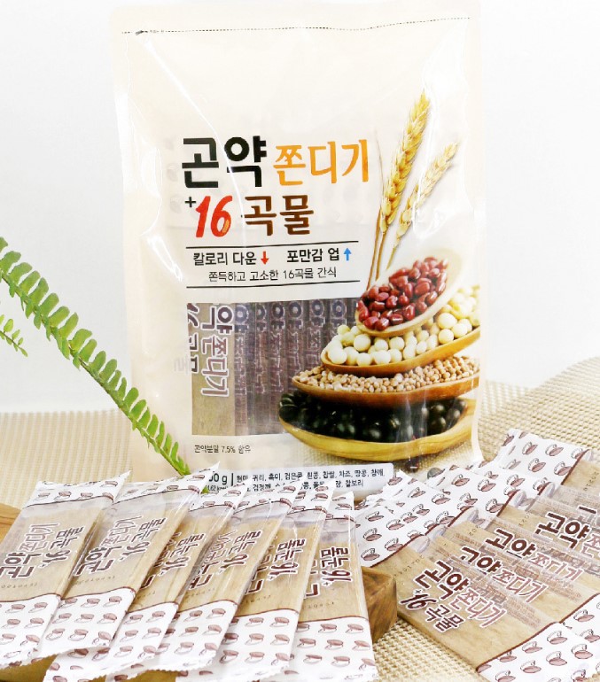 곤약 쫀드기 쫀득이 저칼로리 음식 포만감 10개입 5봉 - 메인 이미지