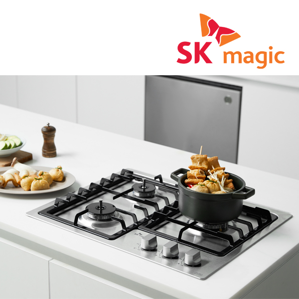 3구 초슬림 가스 쿡탑레인지 GRAB36F1A 전기코드식 560x440 LNG