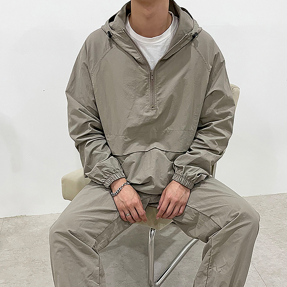 반집업 아노락바람막이 남자바람막이 방수 자켓 제품 이미지