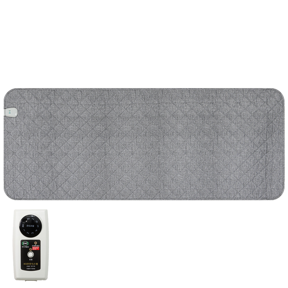 탄소매트 온열매트 전기장판 쇼파 전자파안심 캠핑 세탁 진그레이 미니싱글