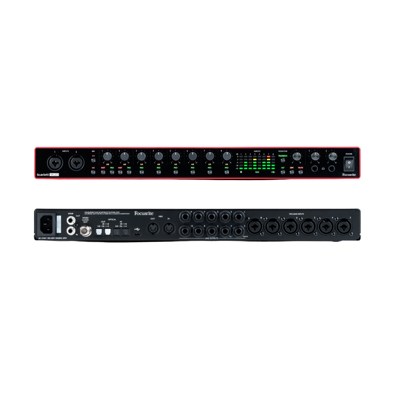 Focusrite Scarlett 18i20 3rd 스칼렛 8채널 오디오 인터페이스 오인페 드럼 - 상세 이미지 4