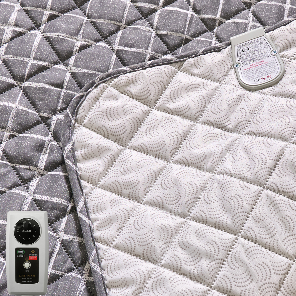 탄소매트 전기장판 온열매트 전자파안심 쇼파 침대 차박 캠핑용 EMF 미니싱글