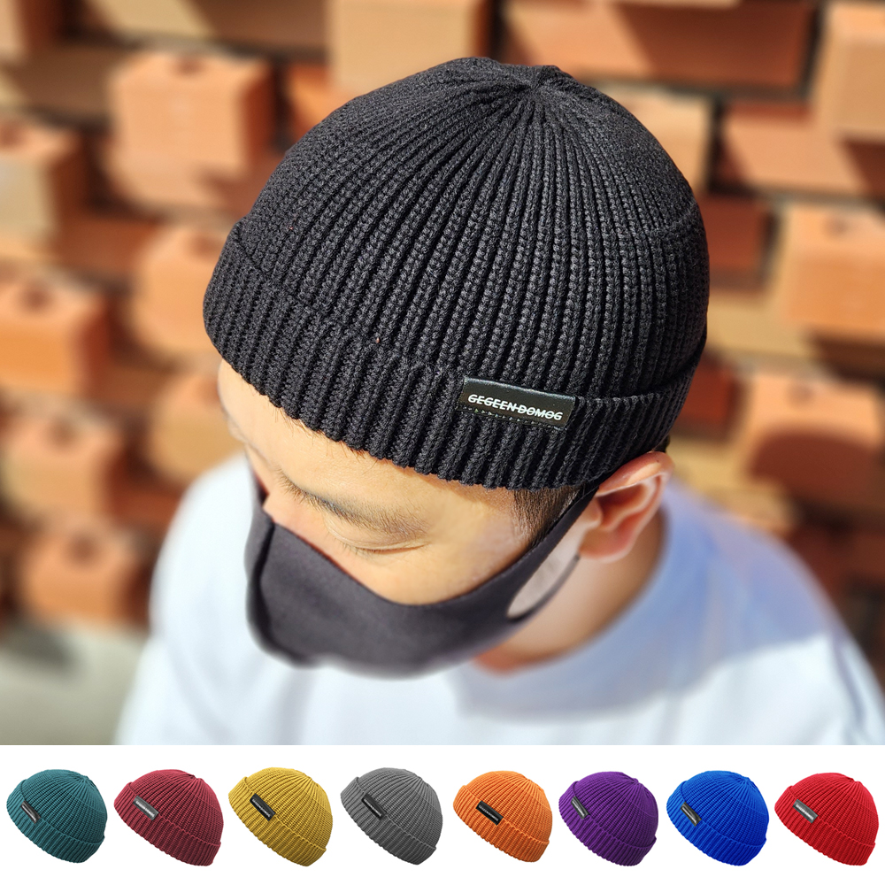 남자 여자 숏비니 레옹 가을 겨울 비니