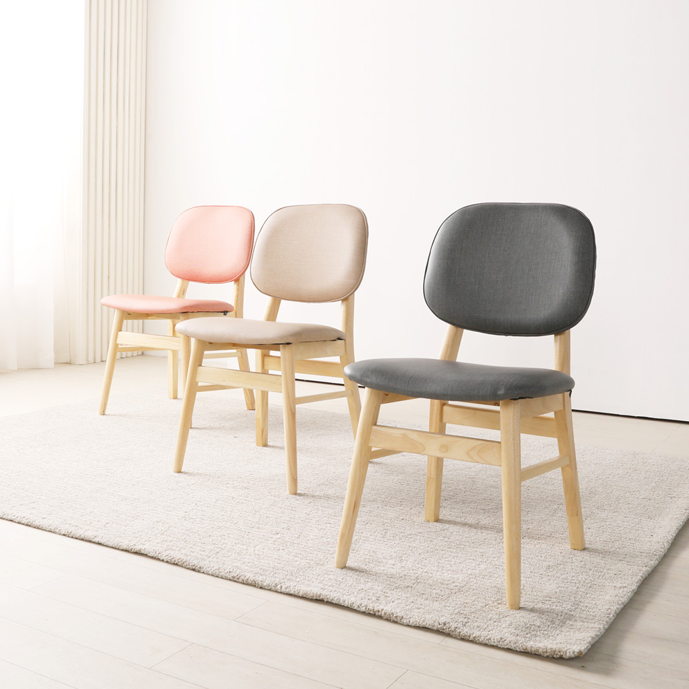 린백 LB22K 카페 인테리어 원목 식탁의자