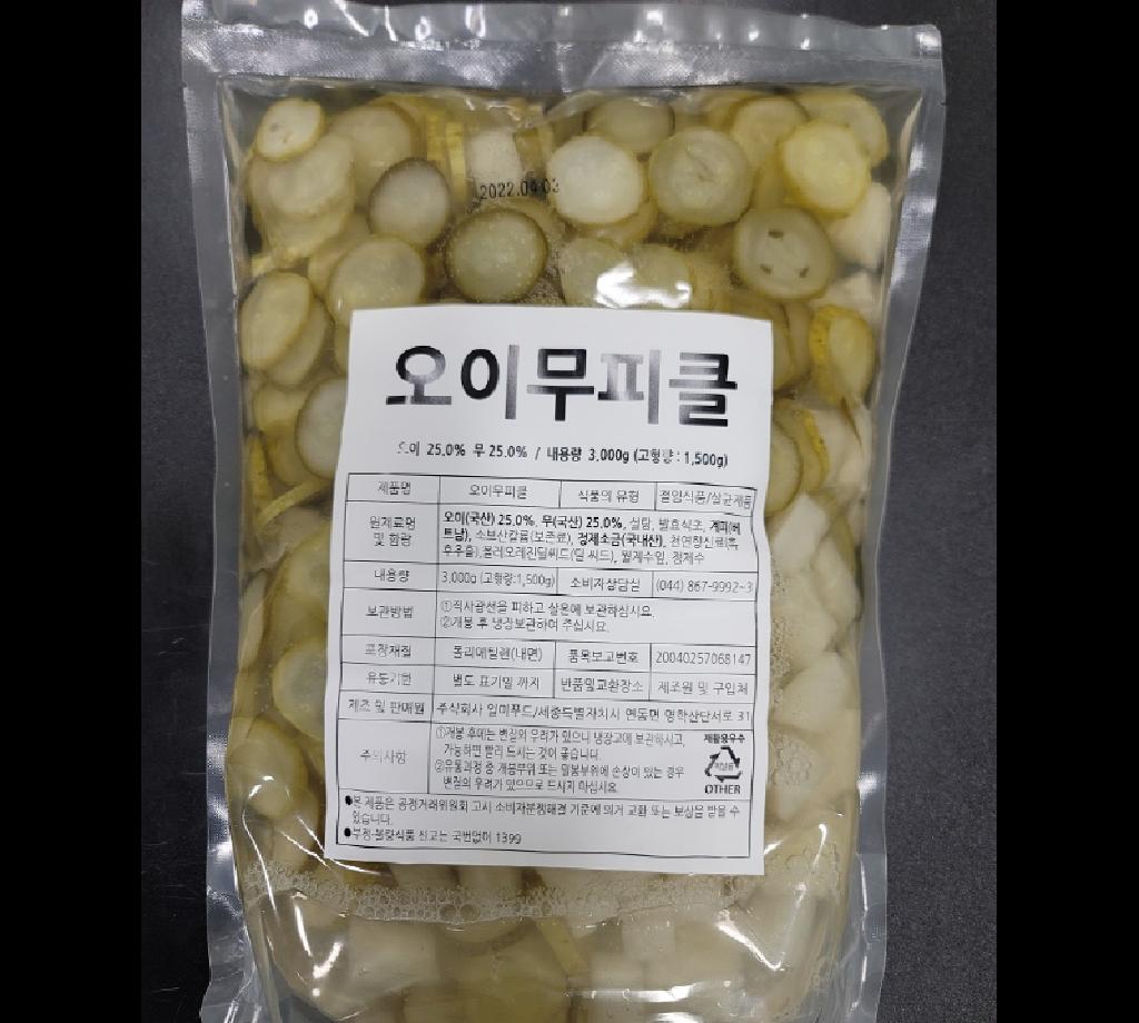 오이무피클  일미푸드 3KG : 마켓펀치