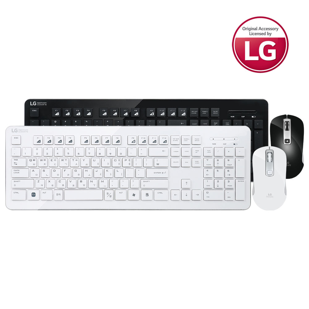 LG 무선 키보드 마우스 세트 키스킨 포함