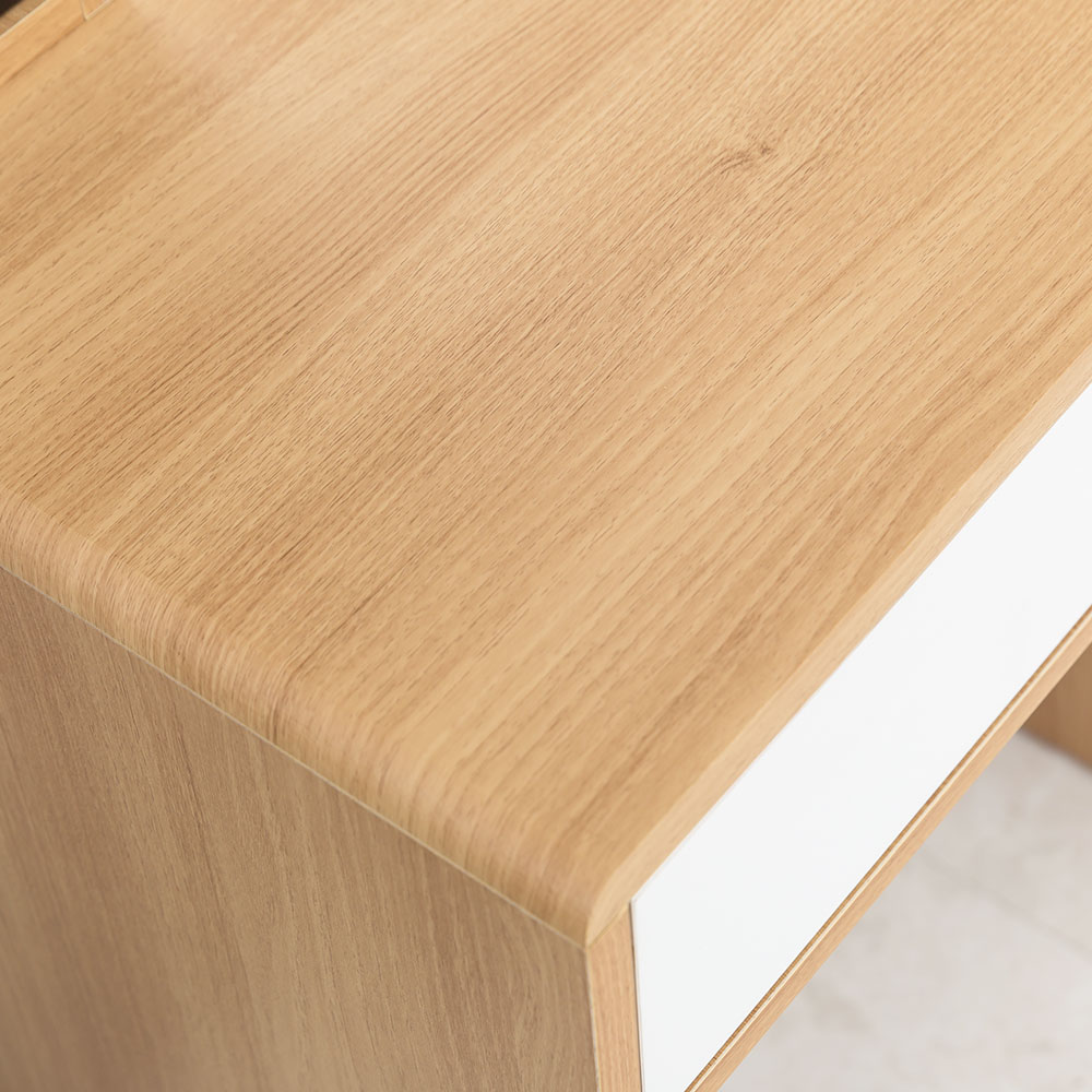 엘라 멀티 수납 화장대 세트 입식 미니 콘솔 600